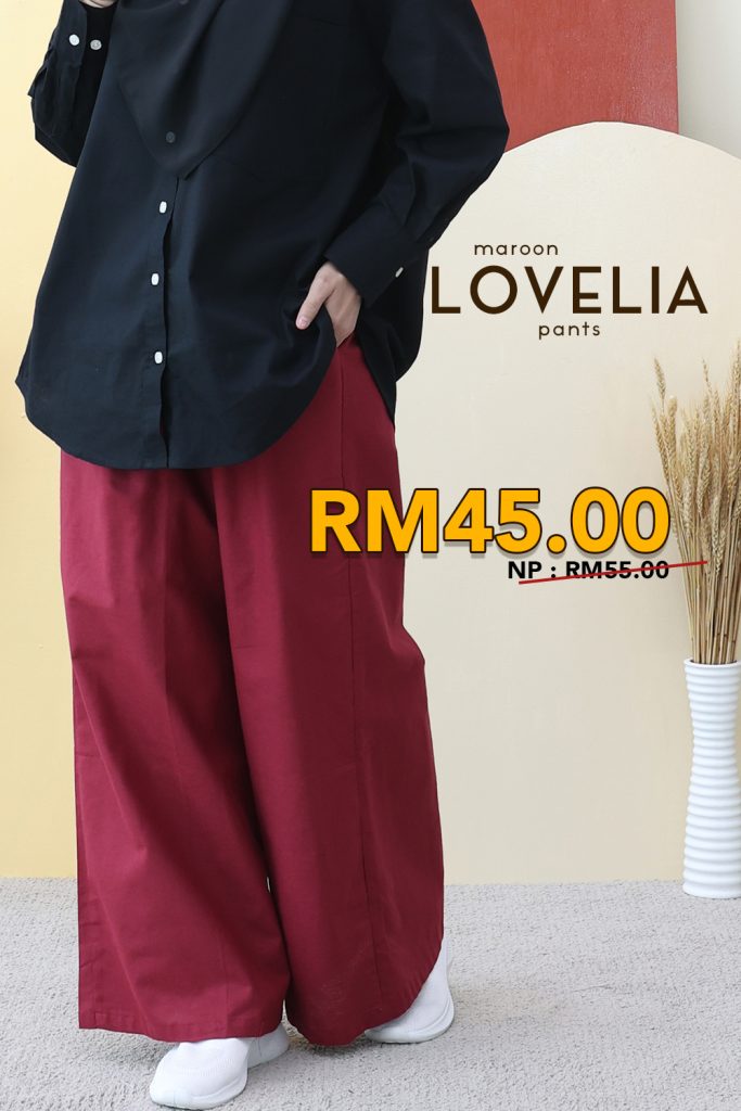 LOVELIA PANTS – MAROON