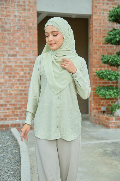 BLOUSE ALLY – SAGE GREEN